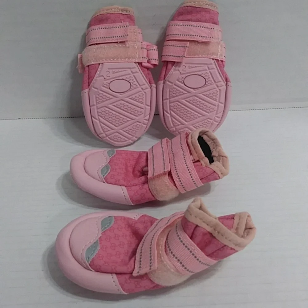 Dog Anti-Slip Pink Rain Snow Boots Size Small *NWOT*